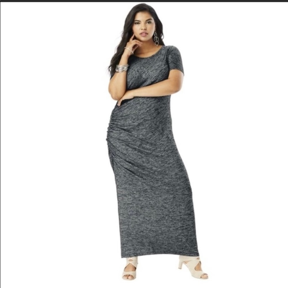 Heather Grey Maxi Dress